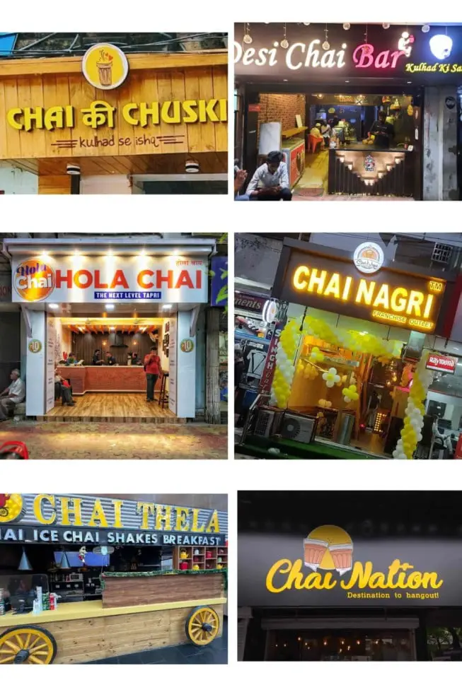 Chai shop board design ideas 