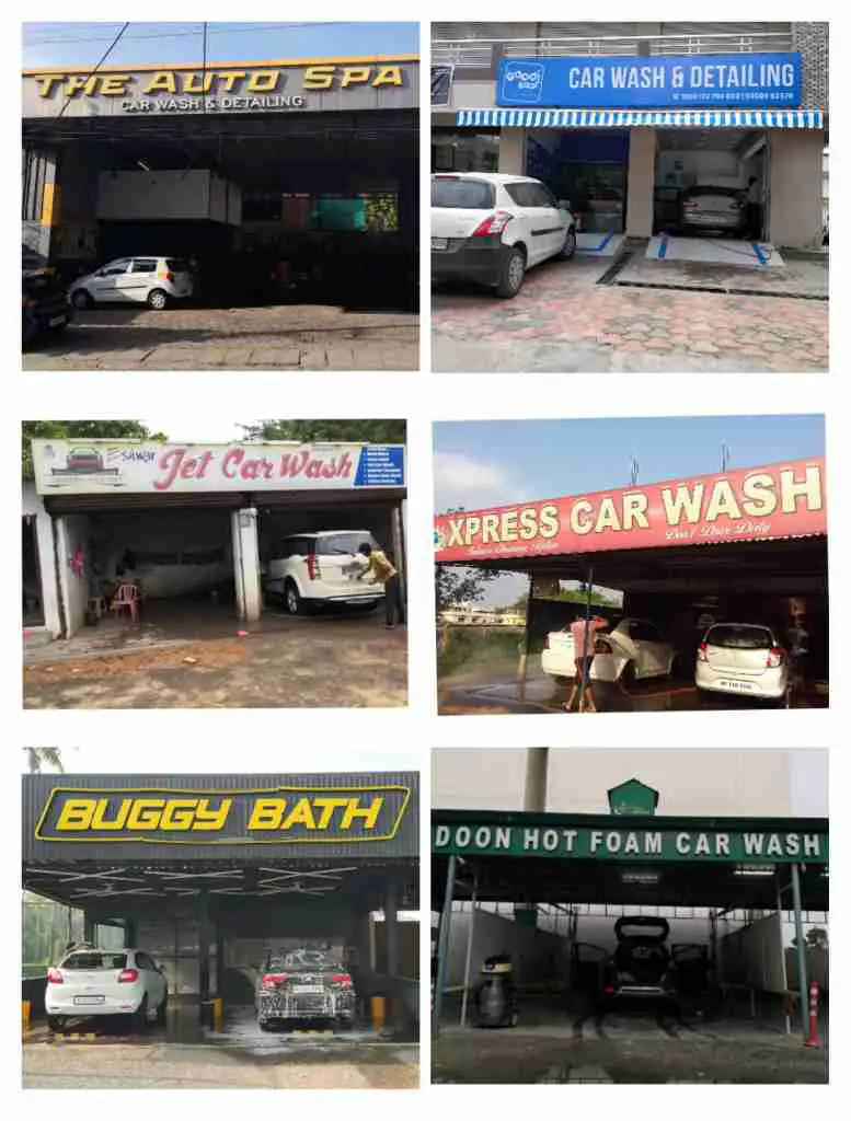 Auto detailing shop name board design ideas 