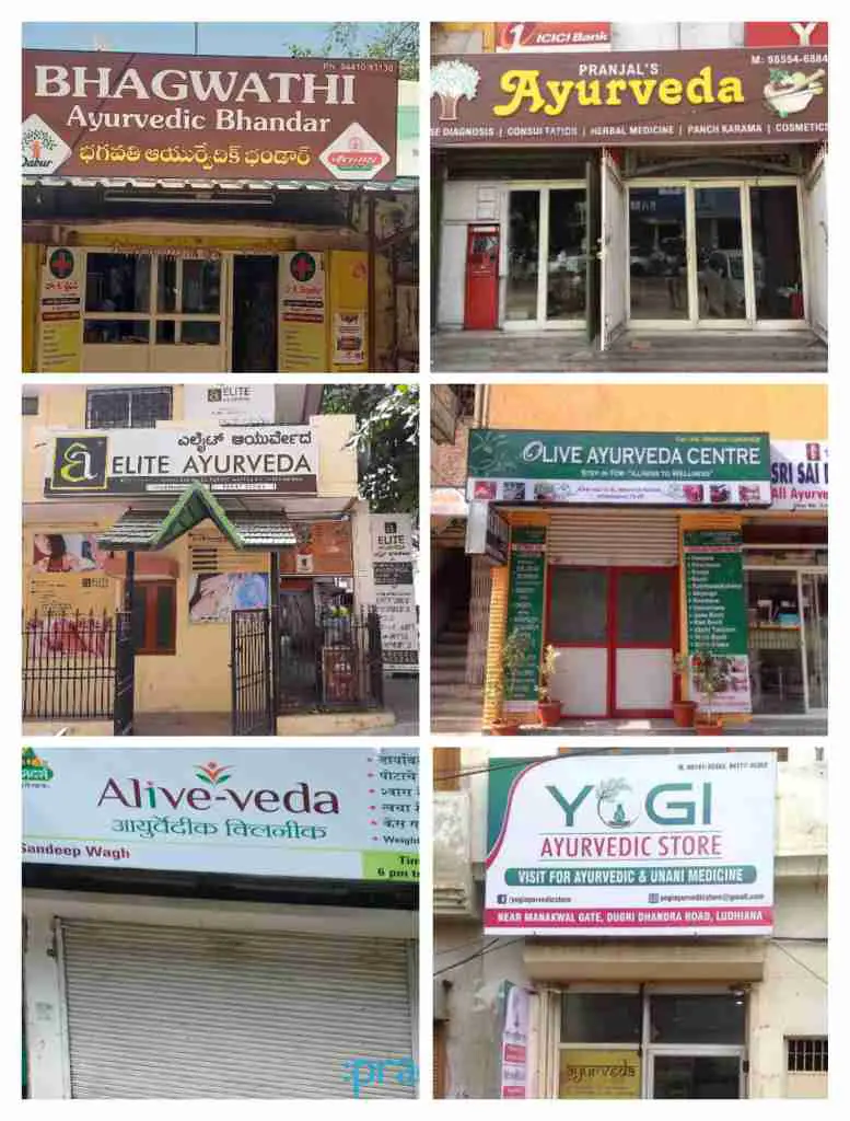 Ayurvedic shop board design board ideas 