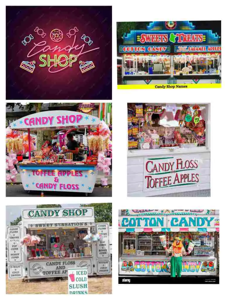 Candy shop name ideas 