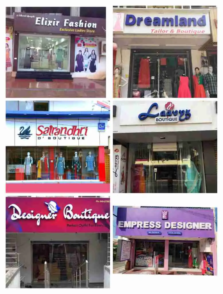 Kurti shop name board ideas 