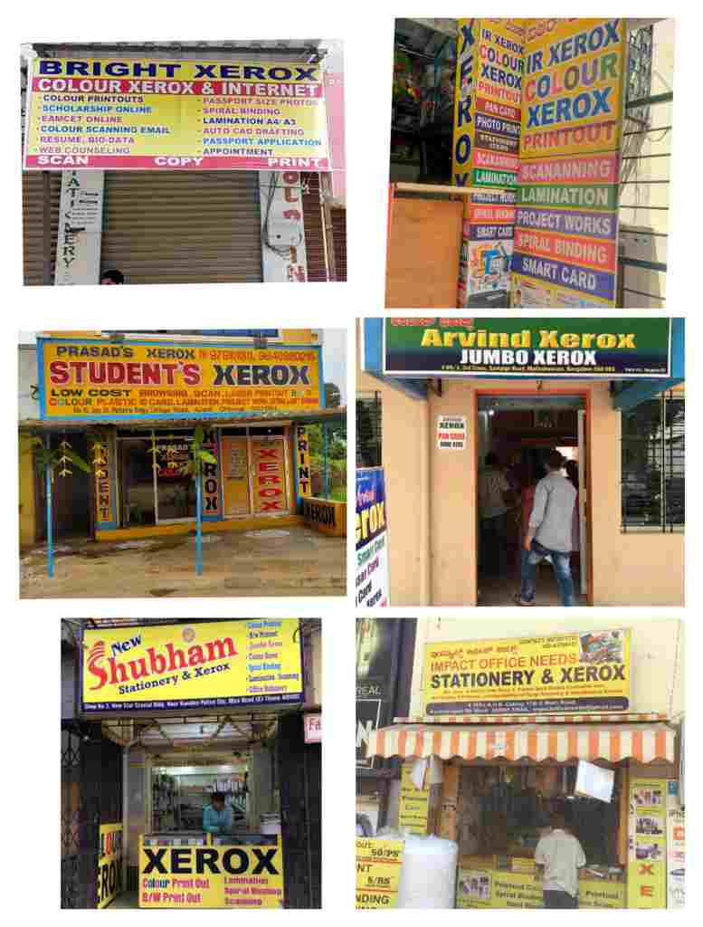 Xerox shop names